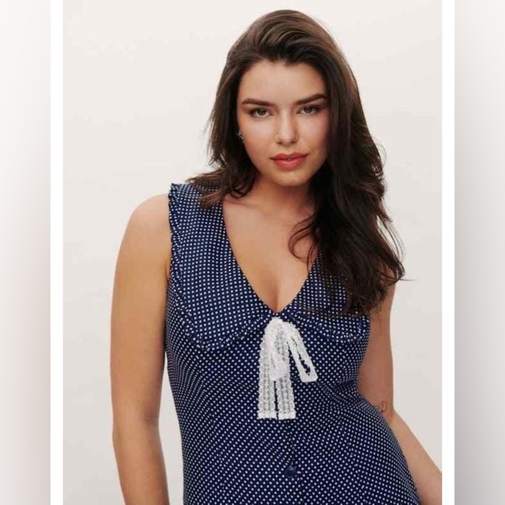 NWT Reformation Soraya Linen Dress - Picture 3 of 6